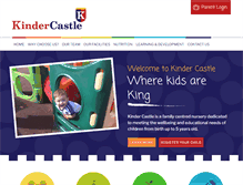 Tablet Screenshot of kinder-castle.co.uk